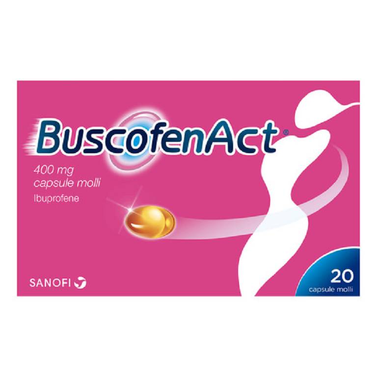 BUSCOFENACT*20CPS 400MG