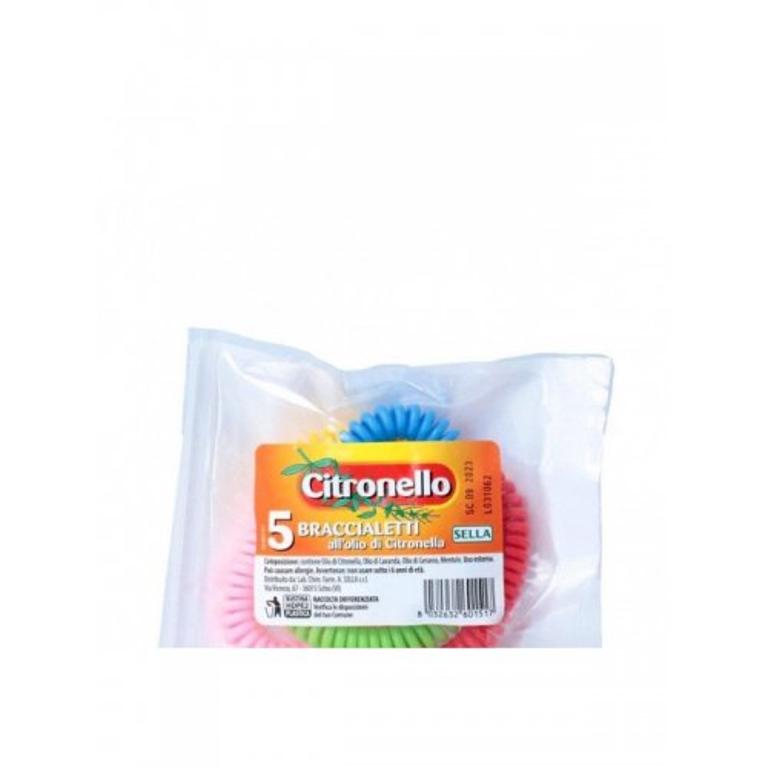 CITRONELLA BRACC PROT ZANZ 5PZ