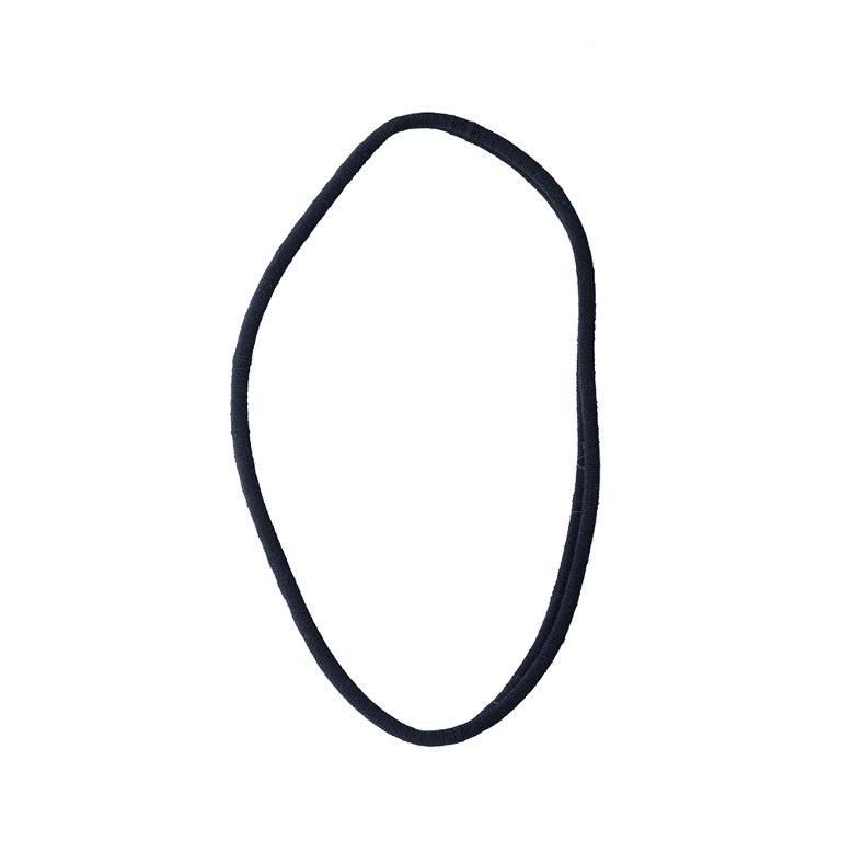 ELASTICO CAPELLI NERO 21CM