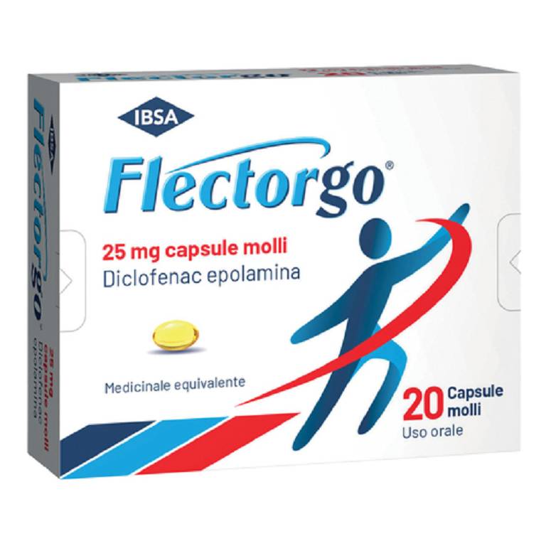 FLECTORGO*20CPS MOLLI 25MG