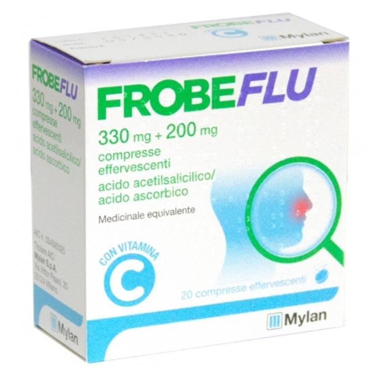 FROBEFLU*20CPR EFF 330MG+200MG