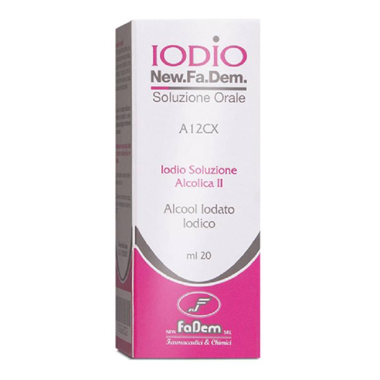 IODIO SOL ALCO II*20ML 2%/2,5%