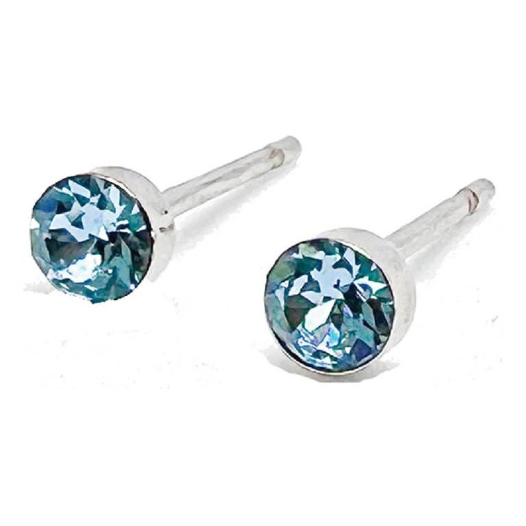 MACARONS ORECCHINO BLUE ZIRCON