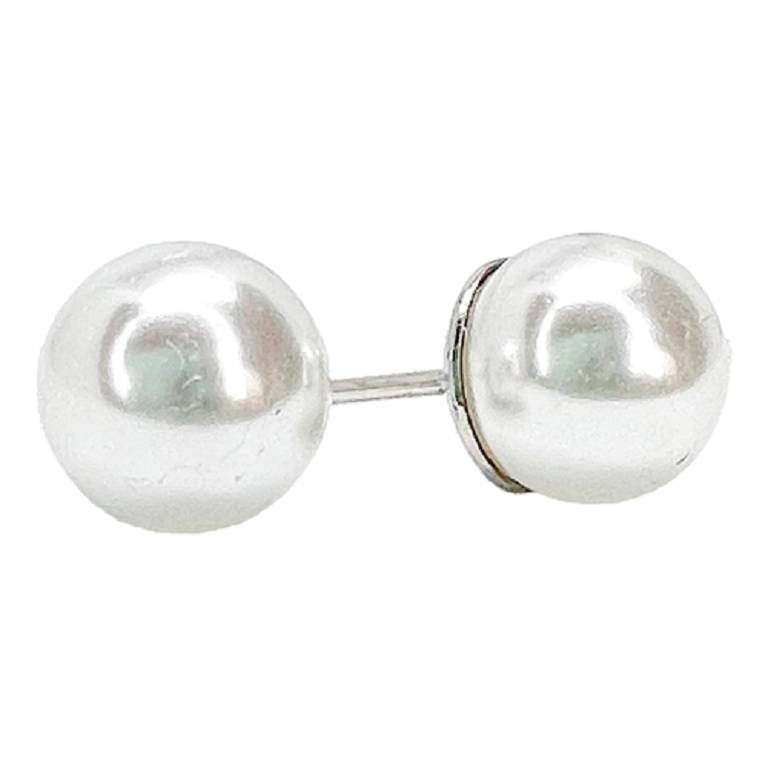 MACARONS ORECCHINO GRAY PEARL