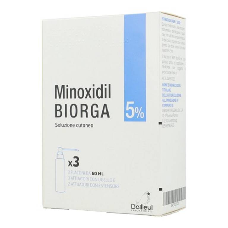 MINOXIDIL BIORGA*SOL CUT 3FL5%