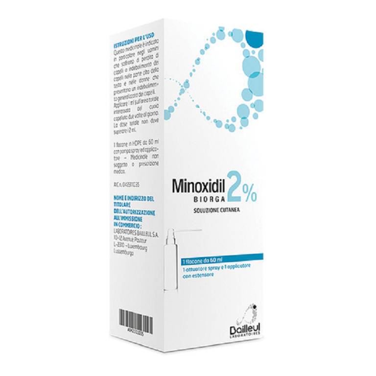 MINOXIDIL BIORGA*SOL CUT60ML2%