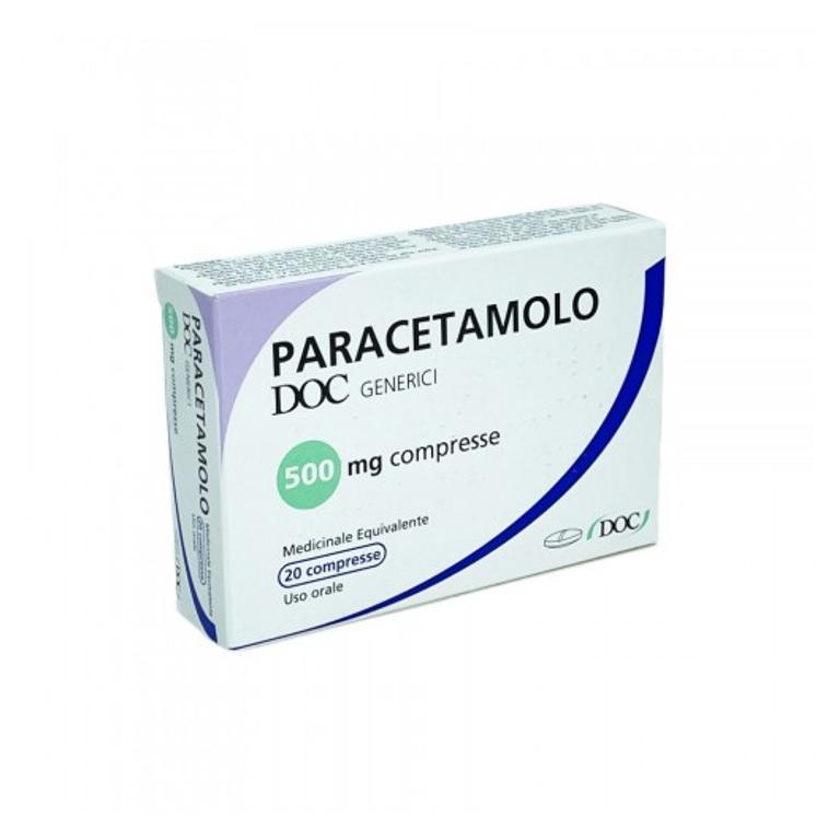 PARACETAMOLO DOC*20CPR 500MG