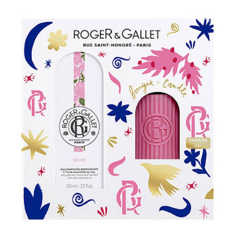 R&G SET NATALE ROSE 100ML+CAND