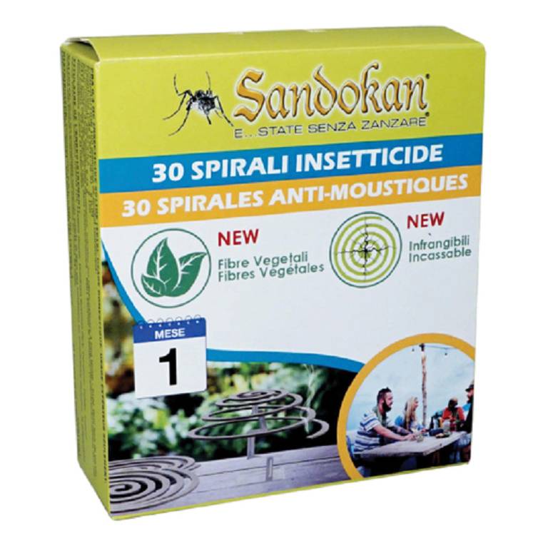 SANDOKAN SPIRALI ANTIZANZ 30PZ