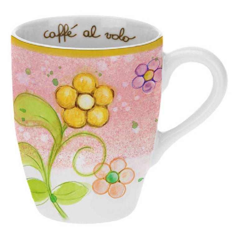 SET TAZZINE CAFFE' FIORE 2PZ