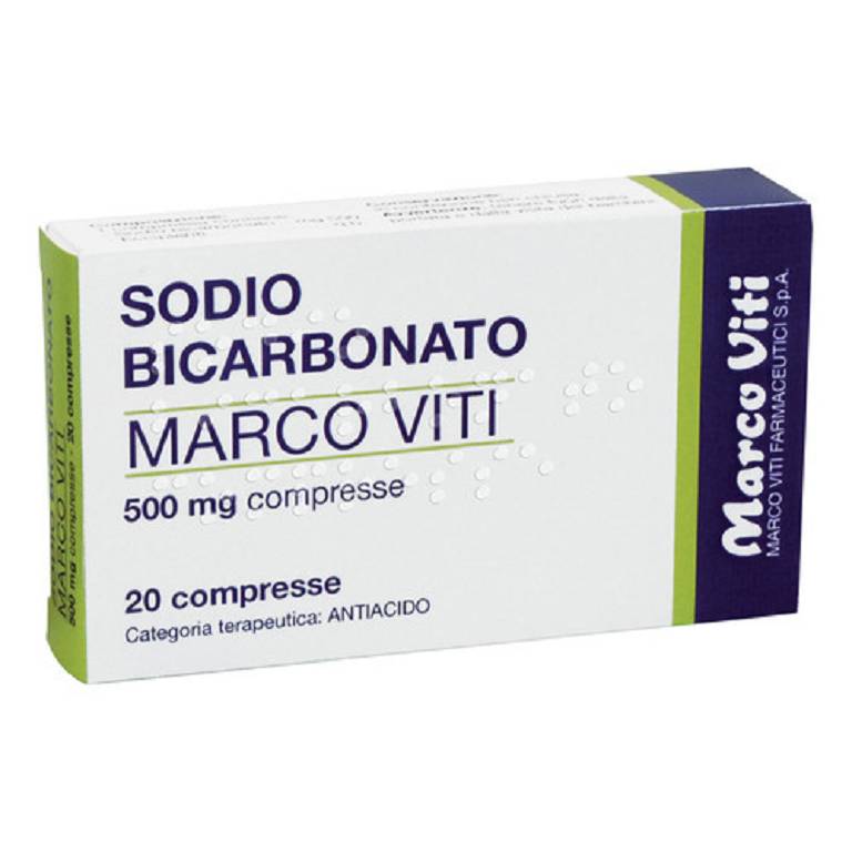 SODIO BICARBONATO*20CPR 500MG