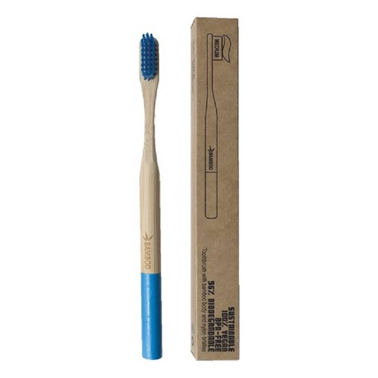 SPAZZOLINO BAMBOO SET M BLU